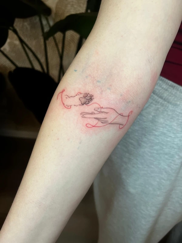 Minimalistisches Freundschaftsband